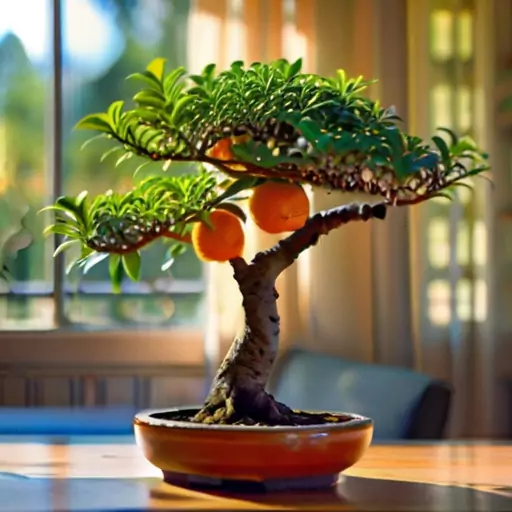 bonsai orange tree indoor